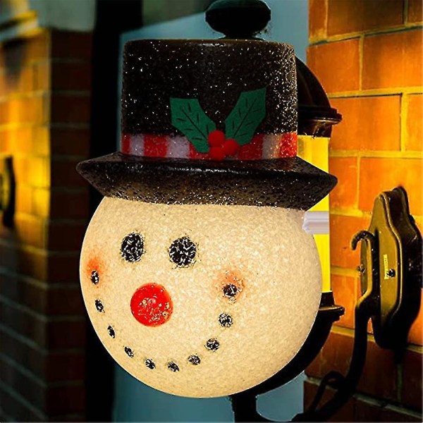 Christmas Snowman Light Cover Passer Standard innendørs og utendørs lampeskjerm Hengende Ornament_r