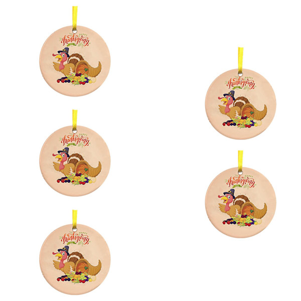 2020 Ornament Höst Thanksgiving Kalkon Bröllop Fest Dekoration Ny PVC