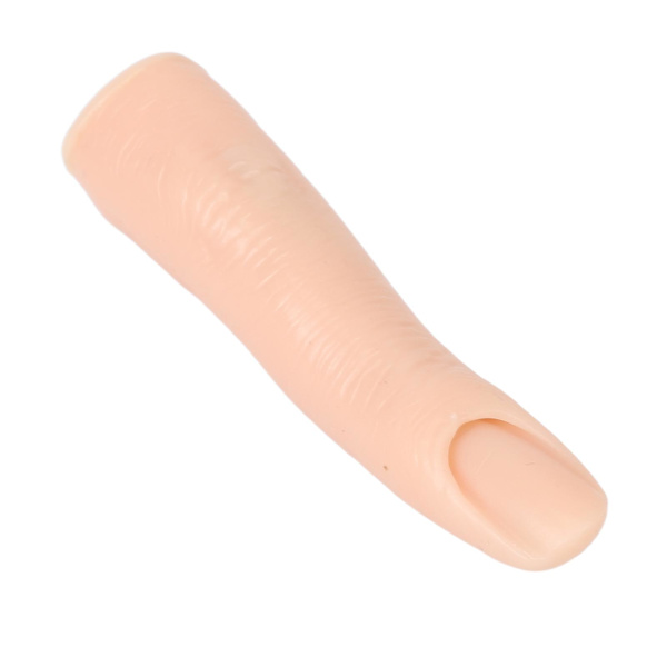 5 st flexibla silikonövningsfingrar för tatuering DIY akrylnaglar övning flexibla leder nagelfingermodeller (hudfärg)