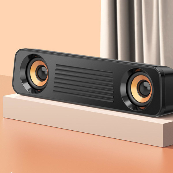 Datorhögtalare Trådbunden USB-skrivbordshögtalare Stereo USB-driven Sound Bar-högtalare