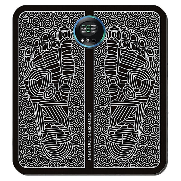 Ems Fodmassager Ben Reshaping Måtte Pad Blod Relief Smerter Genopladelig Usb Ny
