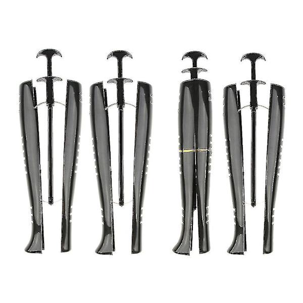 4 stk støvlesholder med håndtak for kvinner støvlesko trebåre 29 cm