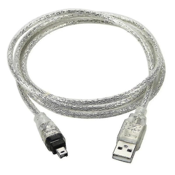 USB hane till Firewire Ieee 1394 4-stifts Ilink-adaptersladd 1394-kabel för Sony#d419940