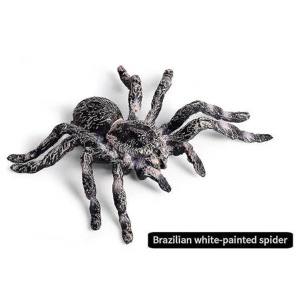 2st 9,5cm Realistisk Spider Insekt Modell Leksak Skrämmande Prop