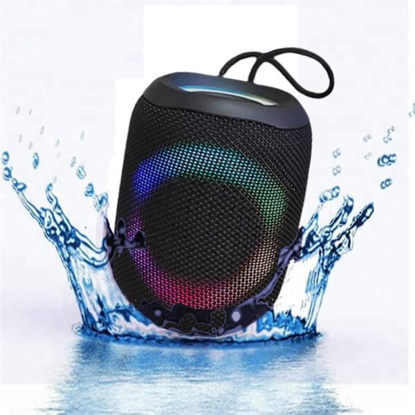 Ny trådlös Bluetooth-högtalare med lysande utomhus bärbar subwoofer-högtalare, hög effekt lång standby med färgglada ljuseffekter