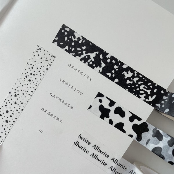 WABJTAM 5 stk. tegneseriefigur håndkonto tape klistermærke Diy Scrapbooking