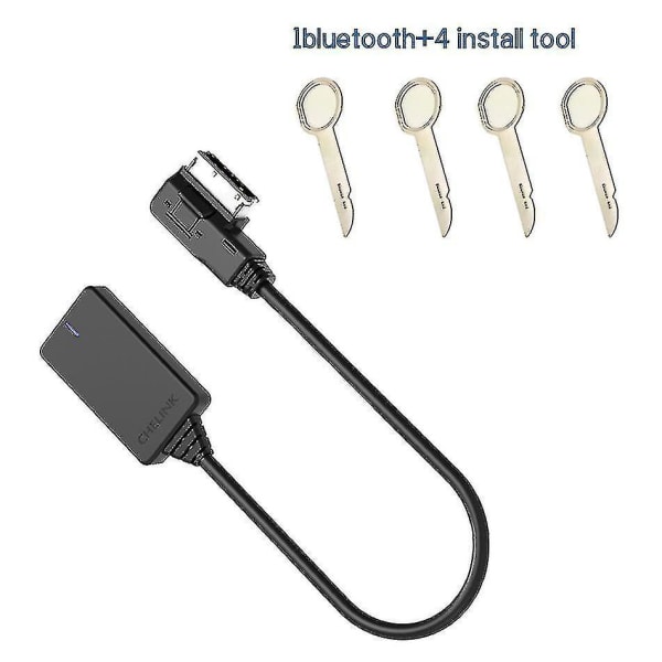 Ami Mmi Mdi Trådlös Aux Bluetooth Adapter Kabel Ljud Musik Auto Bluetooth Kompatibel med A3 A4 B8