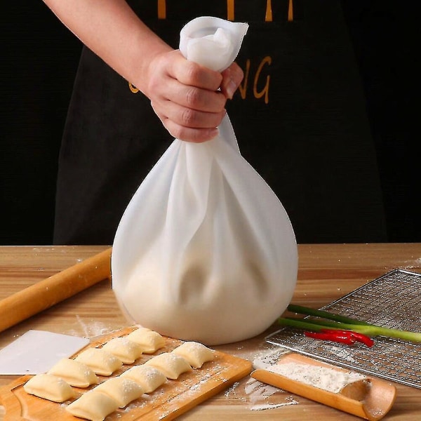 3 kg/6 kg silikoneæltepose Dejmelmixerpose Multifunktionel melblandingspose til brøddej Pizza nonstick bagning（Stor）