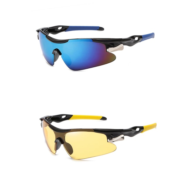 Polariserte sportssolbriller for menn Kvinner Ungdom Baseball Sykling Kjøring Fiske Golf Motorsykkel TAC-briller（Blå）