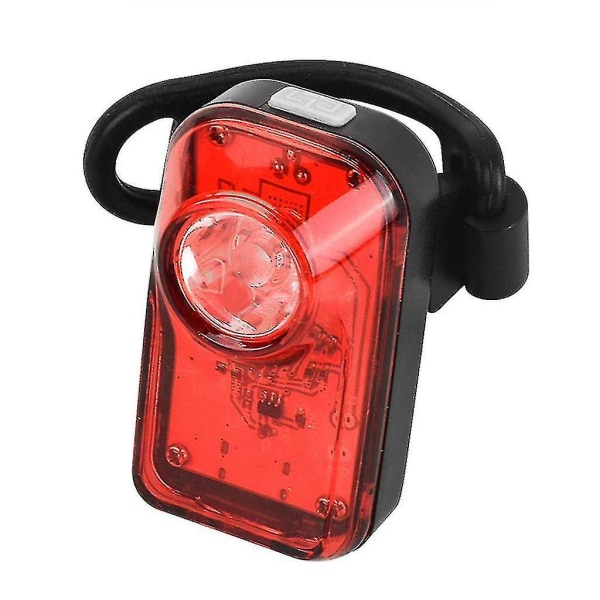 Genopladelig led cykelbaglygte USB rødt lys advarselslys cykel genopladelig baglygte
