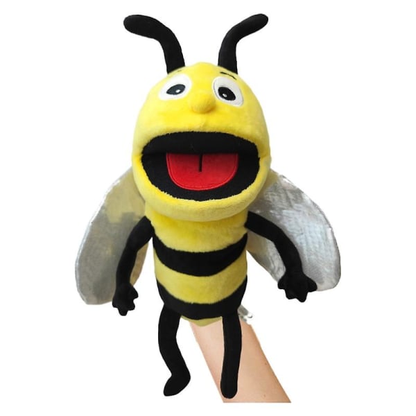 Hyönteisten käsinukkelelu liikkuvalla suulla Sarjakuva Mehiläinen Eläin Käsinukke Nukke Avosuusi Pehmolelu (mehiläinen)