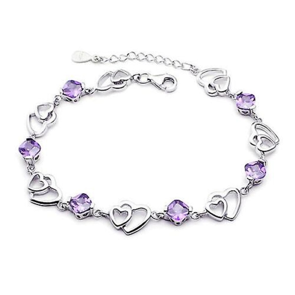 GHYT Hjerte Hul Armbånd Charm Link Kvinner Jenter Smykker Gave, 1 stk