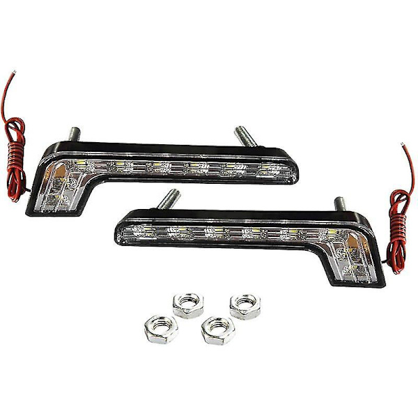 8 LED DRL Bil Dagslys - Snngv