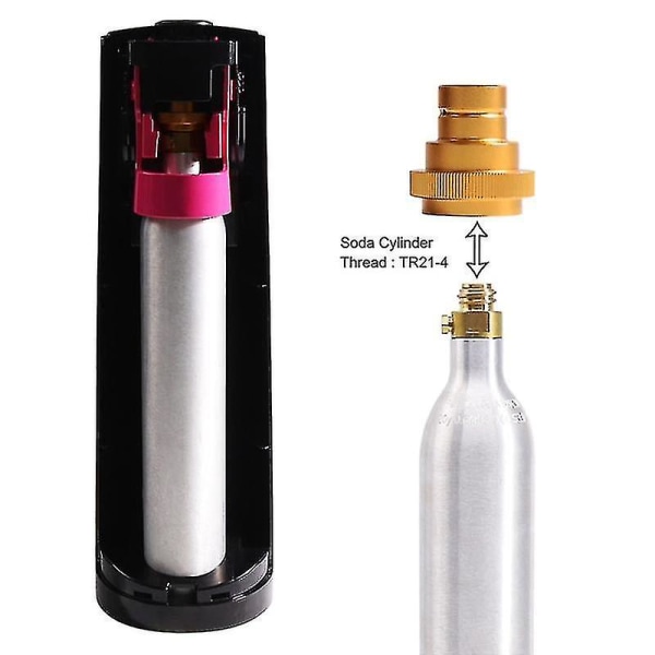Quick Adapter kompatibel Co2 Soda Water Sparkler Duo