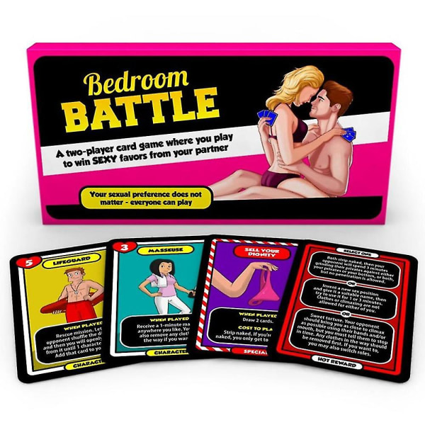 Soveromskampspill, prisvinnende sexkortspillkommando for alle voksne parelskere