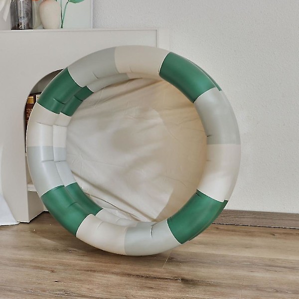 Poolboj Rund Uppblåsbar Pool Stripe Backyard Kiddie Pool - Premium Utomhuspool För Barn