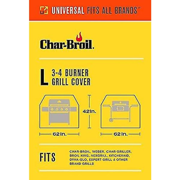 Char-Broil Performance Grill Cover, 3-4 brænder: Stor