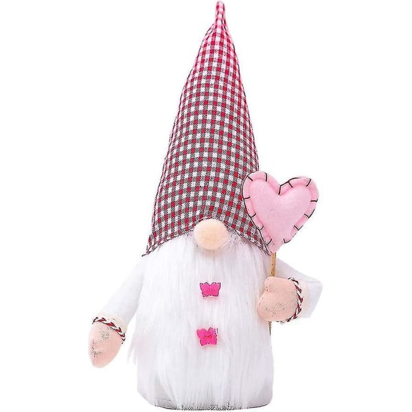 1 st mors dag gnome hjärta Ansiktslös plysch docka elf dvärg docka prydnad dekoration present till mamma hem stil2 bästa presenten