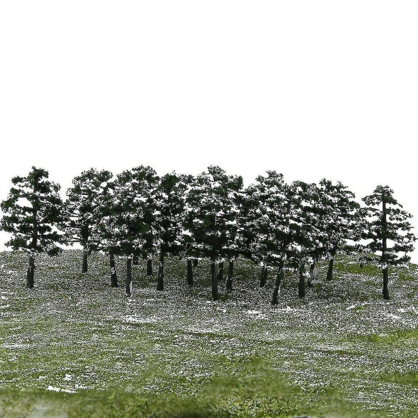 Modell Tretogsett Plaststammer Snow Scenery Landscape 1:100 20stk