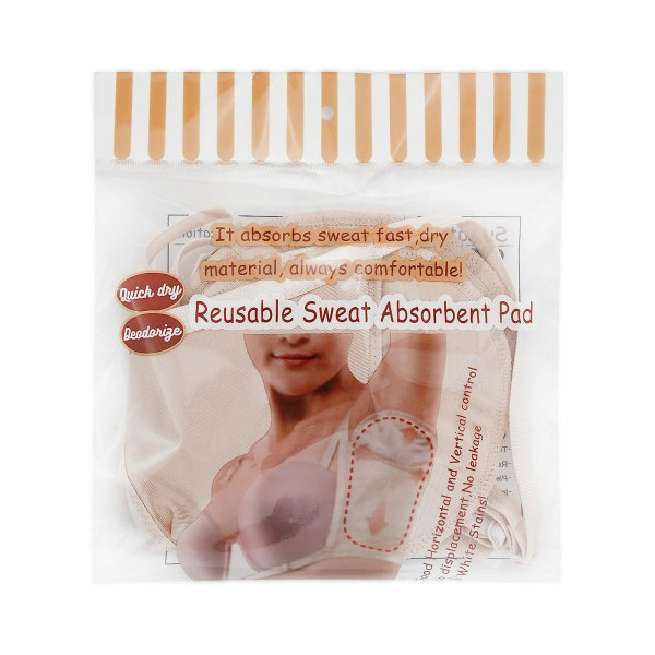 Deodorant Armhule Duft Perspiration Pad Holdbar Genanvendelig Polyester Spandex Vaskbar (Style3)
