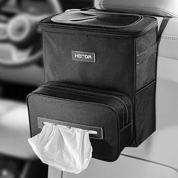 Car Trash Can Handy Car Tissue Holder, Easy-to-Install Car Accessory Interior, Leak-Proof Car Organizer and Storage Bag for the Back/Front/Console of