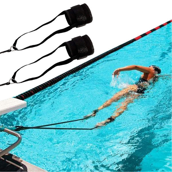 1 par Justerbara Simfötter med Elastiskt Rep för Simträning