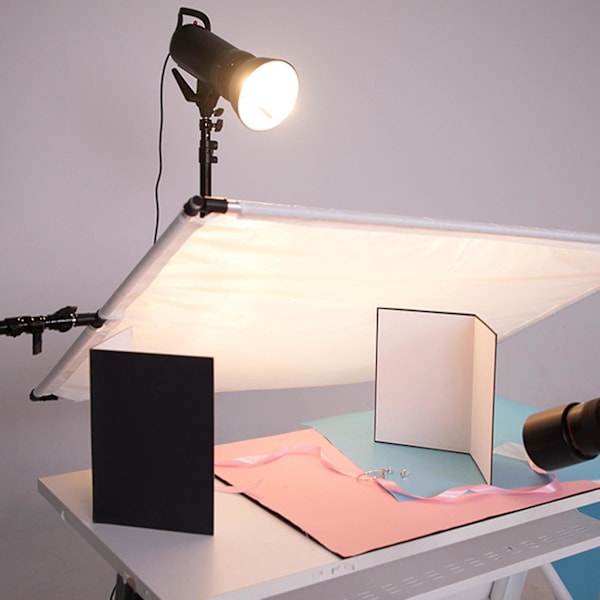 Sinknap A3 Refleksjonsplate 3-i-1 Multifunksjonell Tykk Papp Folding Reflektor For Produktfotografering