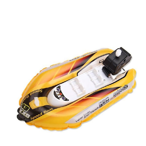 Vandlegetøj Mini oppustelig yachtbåd børnebadelegetøj Poollegetøj Motorbåde Inflatorer Multi-farve Mulighed 2 stk.（Gul）