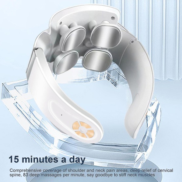 Cervical Spine Massager Neck Massager-hot Compress Pulse Multimode Neck Protector - Snngv