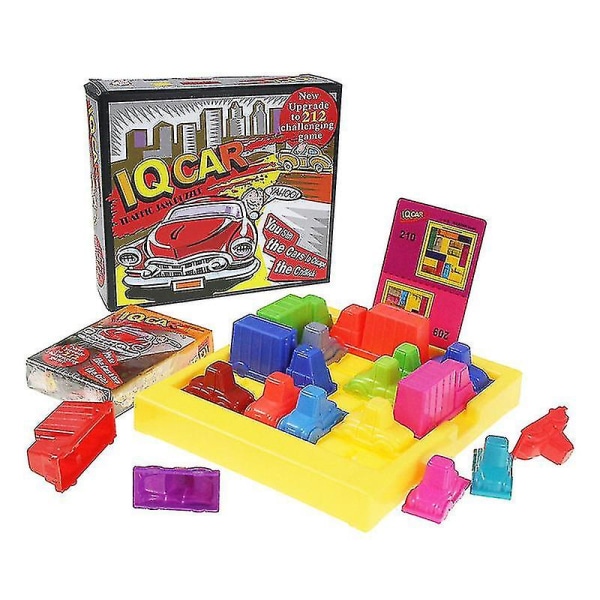 Iq Car Racing Breakout Parkeringsplats 212 nivåer Car Jam Clearance Game Logic Puzzle Huarong Road Toys