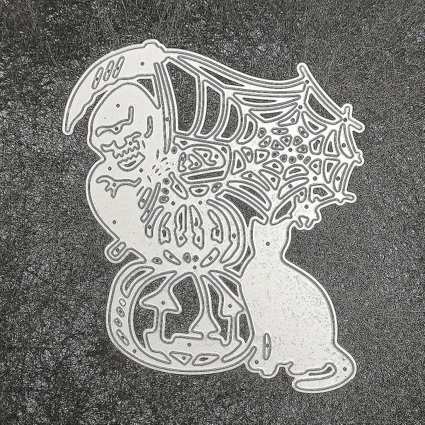 Halloween Wizard metallinleikkaustyökalut stensiili tee-se-itse Scrapbooking-albumi paperikortti malli mold kohokuviointi käsityökoristeet