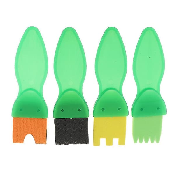 4-pack Svampborste Barn DIY Måla Graffiti Barn Rita Leksaker