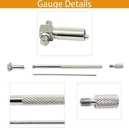 6pcs/set 8-150mm Teleskopisk mätare Set Mikrometer Mätning Hål Ingenjörer Kit