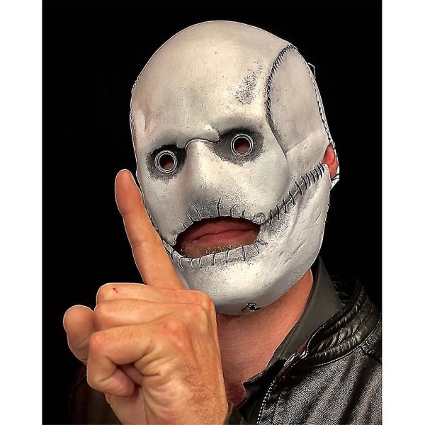 Halloween Party Slipknot Corey Taylor Mask Dj Cosplay Skräckrekvisita Latex Långa/korta Masker Rekvisita