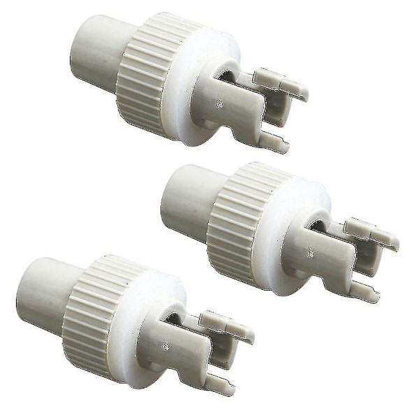 3 st uppblåsbara poolpumpadaptrar säng rad uppblåsbar roddbåt luft adapter bräda stativ upp paddel kajak surfing tillbehör vit