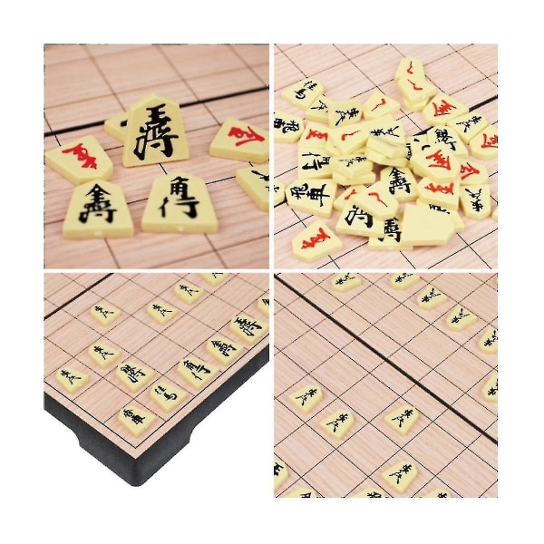 Japan Shogi Magnetic Chess Travel Foldbar japansk skakspil Brætspil Intelligens Legetøj Skak Ga