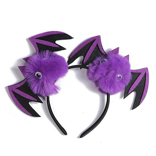 Halloweenfladdermusvingar Hårband Halloweenhuvudband Söt Barn Halloweenrekvisita