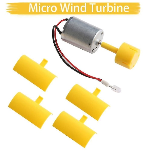 Mini Vertical Wind Turbine Generator, Vindturbin Kit, Teaching Model