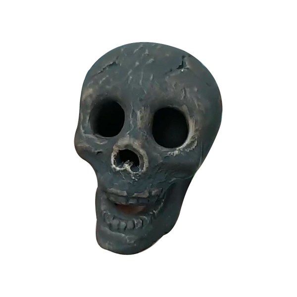 Hjem Simulering Skull Ornament Skrekkform Design Motedekorasjoner（Sort）