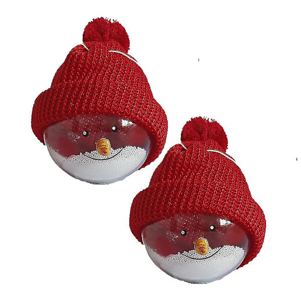 Röda Julgranskulor