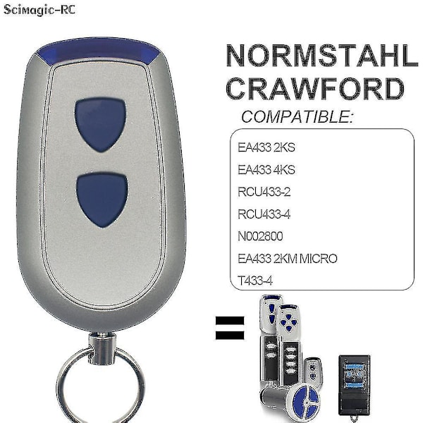 Normstahl Magic 600 Crawford Ea433 гаражные ворота пульт дистанционного управления 433mhz замена Rolling Code 43392mhz
