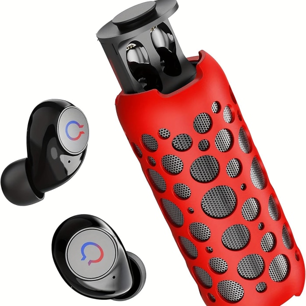 Langattomat Bluetooth kuulokemikrofoni Spot-yksityinen malli Bluetooth Audio Twoinone Kaiutinkuulokkeet (musta)