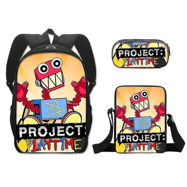 Project Playtime Boxy Boo Ryggsekk Skolesekk Travel Notebook Bag Gaver Til Barn Studenter