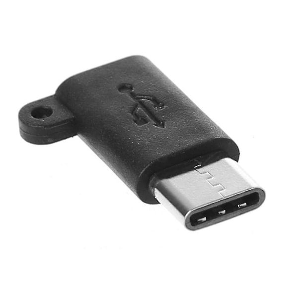 USB 3.1 Type C Uros - Micro USB 2.0 Type B Naaras Data Charge Converter -sovitin (valkoinen)