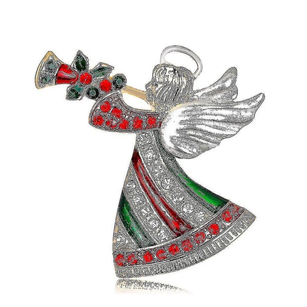 Lovely Winged Little Angel Brosje Christmas Cartoon Emalje Kvinne Angel Fairy Tale Brooch