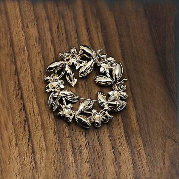 Wabjtam Färger Kristall Brosch Pins Rhinestone Broscher Smycken Present Till Kvinnor Flickor
