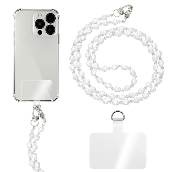 Mobiltelefon Lanyard Pads, Transparent Crossbody Universal Telefon Patch Hållbar Multifunktionell Lanyard Patch,(stil:stil1;)