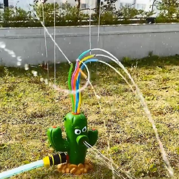 Kaktus Vann Leke Vann Spray Leker For Barn Sommer Utendørs Spill, Vann Sprinkler Spray Leke Morsomme Gaver For Barn Alder 3 4 5 6 år og oppover
