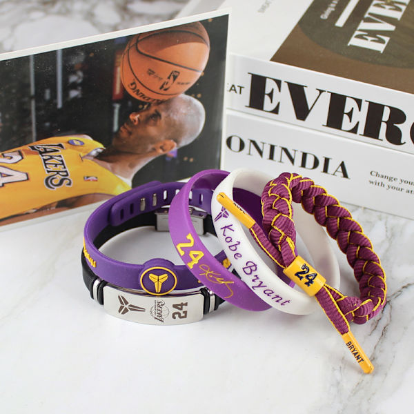 Basketball Armbånd Armbånd Signatur Sport Silikone Justerbar Armbånd Hukommelsesgave