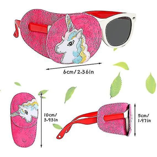 Børneøjenplaster 2 stykker, medicinsk øjenplaster til højre øje til amblyopi Orthoptist Voksne og børn, Unicorn øjenplaster dækker briller til øjenplastre